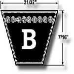 B Section Belts (17mm x 11mm)