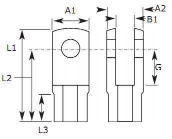GM4SS-ASSY 4mm Bore Stainless Steel Clevis Joint (Right Hand)
